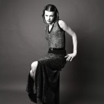 Milla Jovovich B&W Photo Shoot