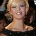 Uma Thurman reveals everything in a see trough dress