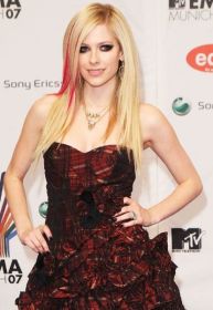 Avril Lavigne at the MTV Europe Music Awards 2007