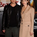 Brad and Angelina at the Beowolf premiere in LA.